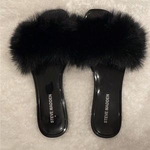 Steve Madden black fritzie sandal